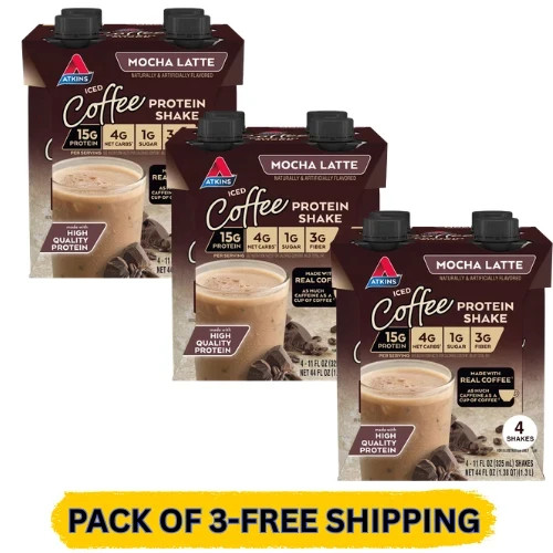 Atkins protein shake mocha - atkins,